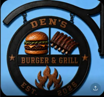 Den's Burger & Grill sign